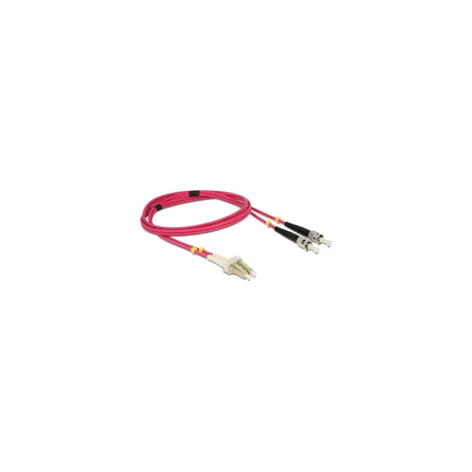 Delock Kabel Lichtwellenleiter LC to ST Multimode OM4 1 m — image 2