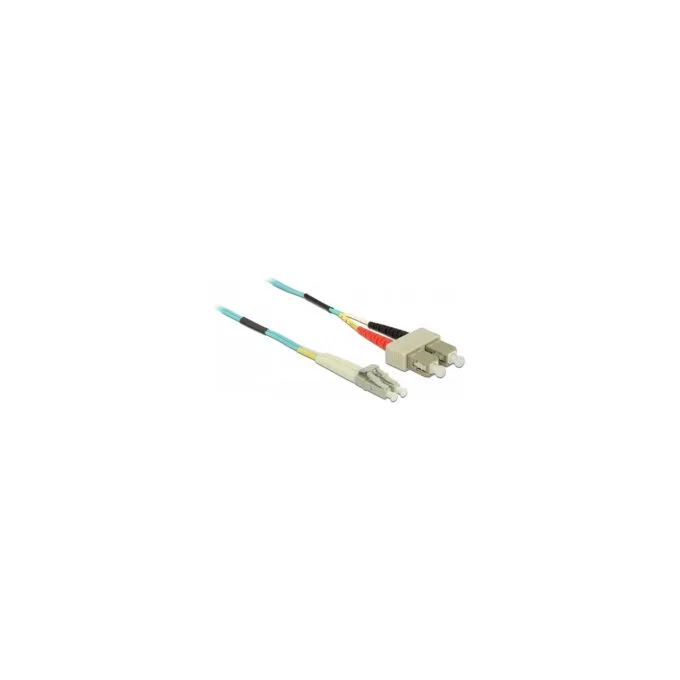 Delock Kabel Lichtwellenleiter LC zu SC Multimode OM3 2 m — image 1