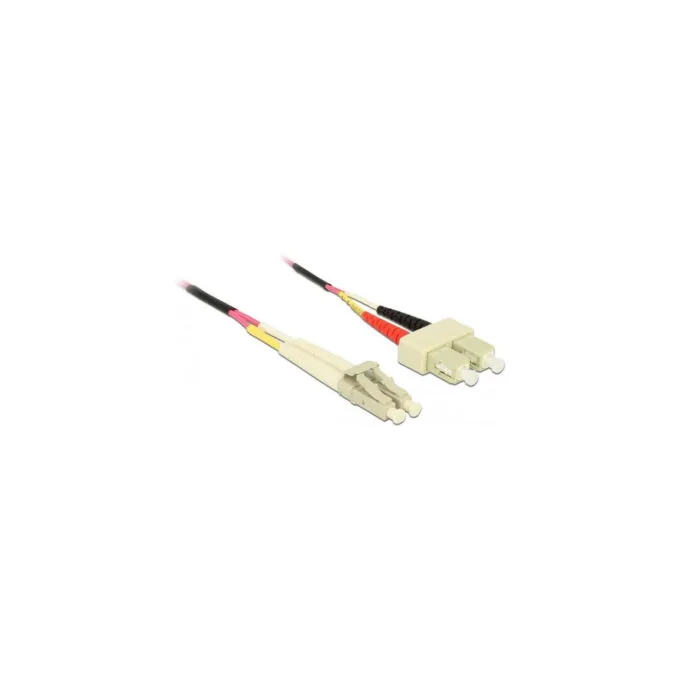 Delock Kabel Lichtwellenleiter LC zu SC Multimode OM4 0.5 m — image 1