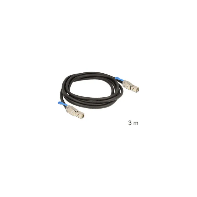 Delock Kabel Mini SAS HD SFF-8644 to Mini SAS HD SFF-8644 3 m — image 2