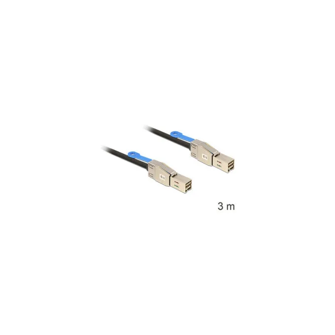Delock Kabel Mini SAS HD SFF-8644 to Mini SAS HD SFF-8644 3 m — image 1
