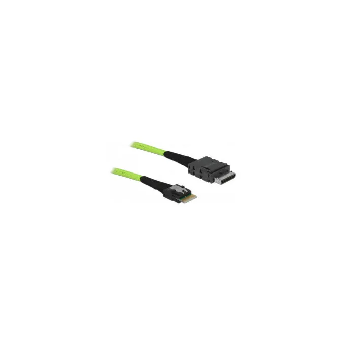 Delock Kabel OCuLink PCIe SFF-8611 zu Slim SAS SFF-8654 0.5 m — image 1