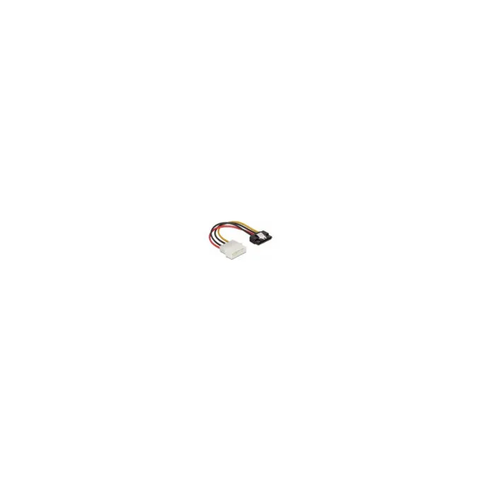 Delock Kabel Power SATA HDD to Molex 4 Pin Stecker mit Metall Clip - gerade — image 1