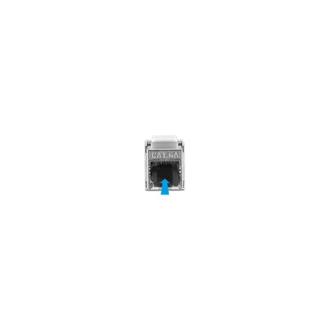 Delock Kabel RJ45 Stecker zu Keystone Modul RJ45 Buchse Cat.6A 5 m schwarz — image 3
