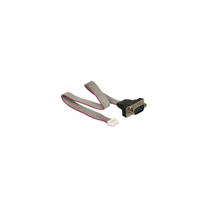 Delock Kabel seriell Pfostenbuchse to 1 x DB9 Stecker 2 mm Pinabstand Belegung: gedreht — image 1