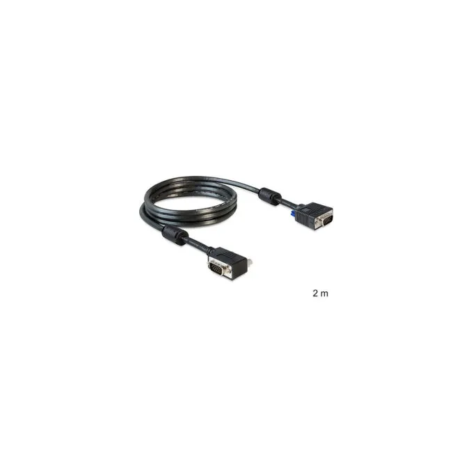 Delock Kabel SVGA 2 m Stecker-Stecker gewinkelt — image 2
