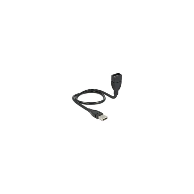 Delock Kabel USB 2.0 Typ-A Stecker to USB 2.0 Typ-A Buchse ShapeCable 0.5 m — image 1