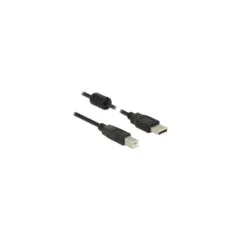 Delock Kabel USB 2.0 Typ-A Stecker to USB 2.0 Typ-B Stecker 5.0 m schwarz