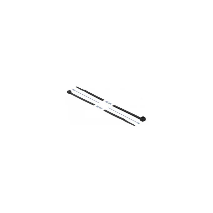 Delock Kabelbinder kälteresistent L 300 x B 4.8 mm schwarz 100 Stück — image 2