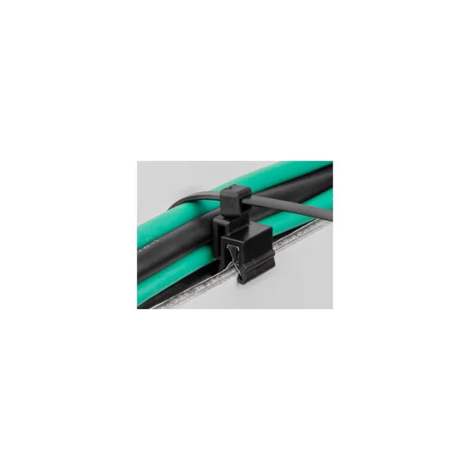 Delock Kabelbinder mit Befestigungsclip L 200 x B 4.8 mm schwarz 50 Stück — image 3