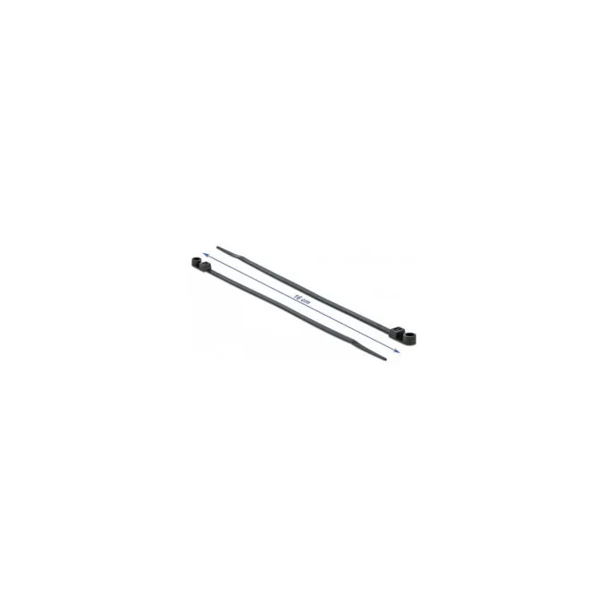Delock Kabelbinder mit Befestigungsöse L 160 x B 4.8 mm schwarz 10 Stück — image 2