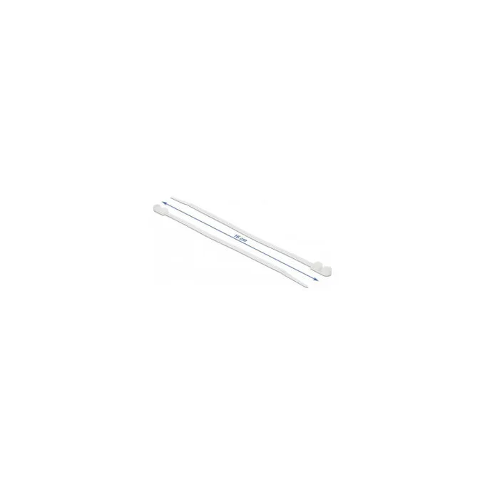 Delock Kabelbinder mit Befestigungsöse L 160 x B 4.8 mm weiß 10 Stück — image 2