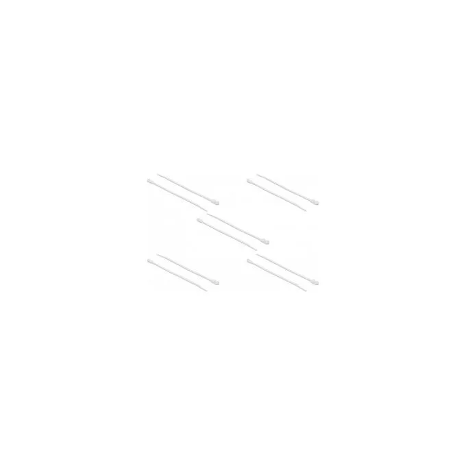 Delock Kabelbinder mit Befestigungsöse L 160 x B 4.8 mm weiß 10 Stück — image 1