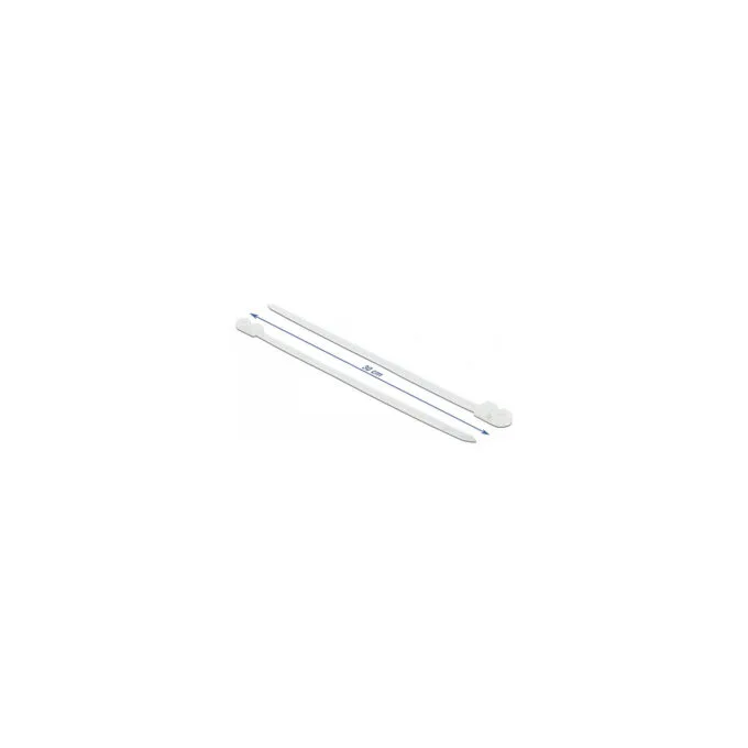 Delock Kabelbinder mit Befestigungsöse L 300 x B 7.6 mm weiß 10 Stück — image 2