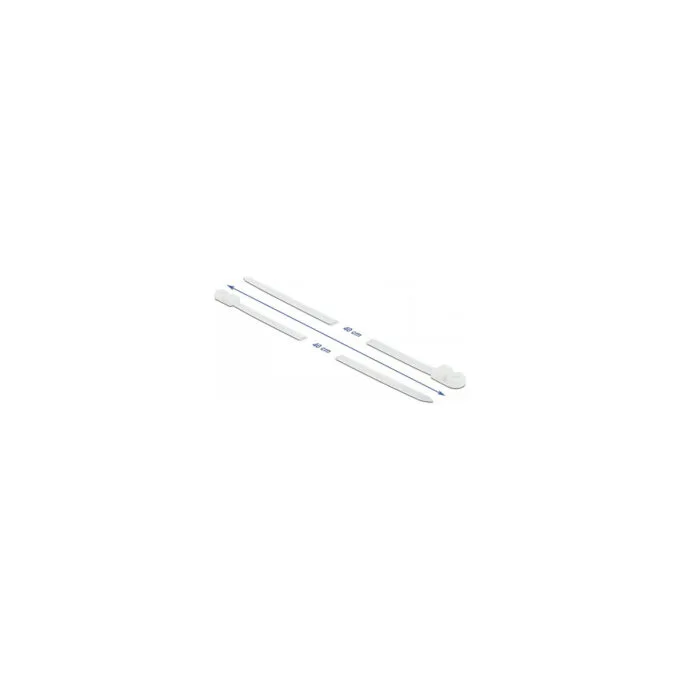Delock Kabelbinder mit Befestigungsöse L 400 x B 7.6 mm weiß 10 Stück — image 2