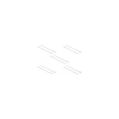 Delock Kabelbinder mit Befestigungsöse L 400 x B 7.6 mm weiß 10 Stück