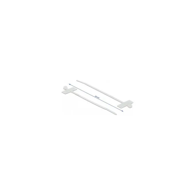 Delock Kabelbinder mit Beschriftungsfeld L 100 x B 2.5 mm weiß 10 Stück — image 2