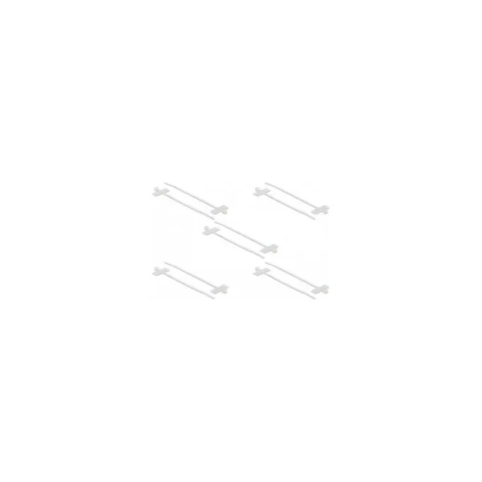 Delock Kabelbinder mit Beschriftungsfeld L 100 x B 2.5 mm weiß 10 Stück — image 1