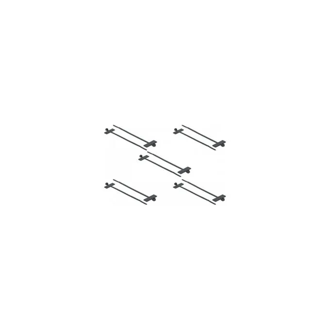 Delock Kabelbinder mit Beschriftungsfeld L 200 x B 2.5 mm schwarz 10 Stück — image 1