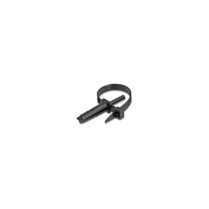Delock Kabelbinder mit Dübel L 150 x B 7.0 mm schwarz 100 Stück — image 3