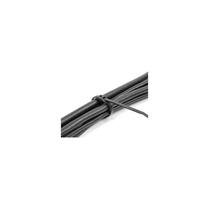 Delock Kabelbinder mit flachem Kopf L 370 x B 7.6 mm 100 Stück schwarz — image 4