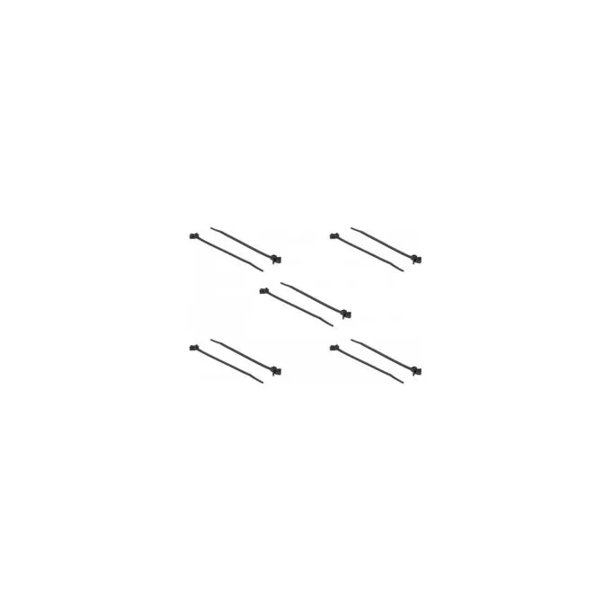 Delock Kabelbinder mit Spreizanker L 140 x B 4 mm schwarz 10 Stück — image 1