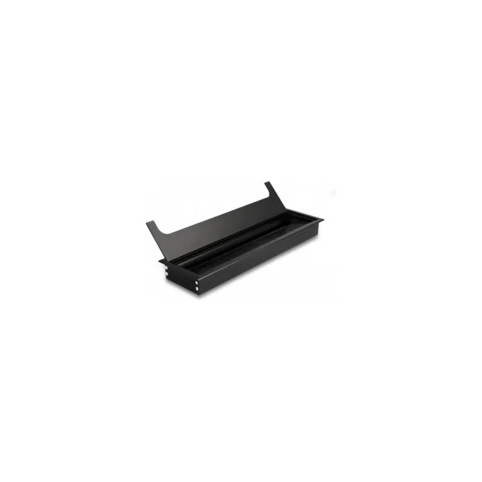 Delock Kabeldurchführung für Tischeinbau mit Bürste 280 x 80 x 28 mm schwarz — image 2