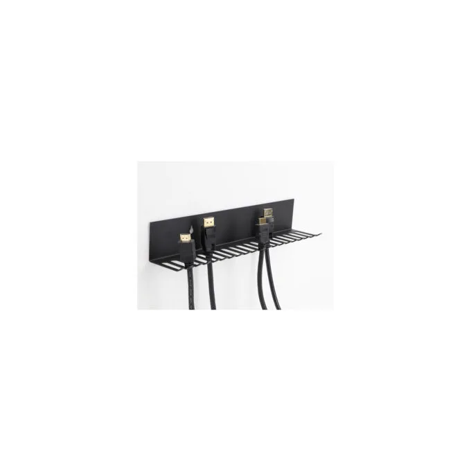 Delock Kabelhalterung 318 x 65 mm zur Wandmontage schwarz — image 2