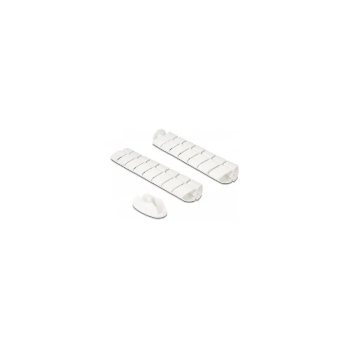 Delock Kabelkanal für Schreibtisch 740 x 75 mm höhenverstellbar weiß — image 1