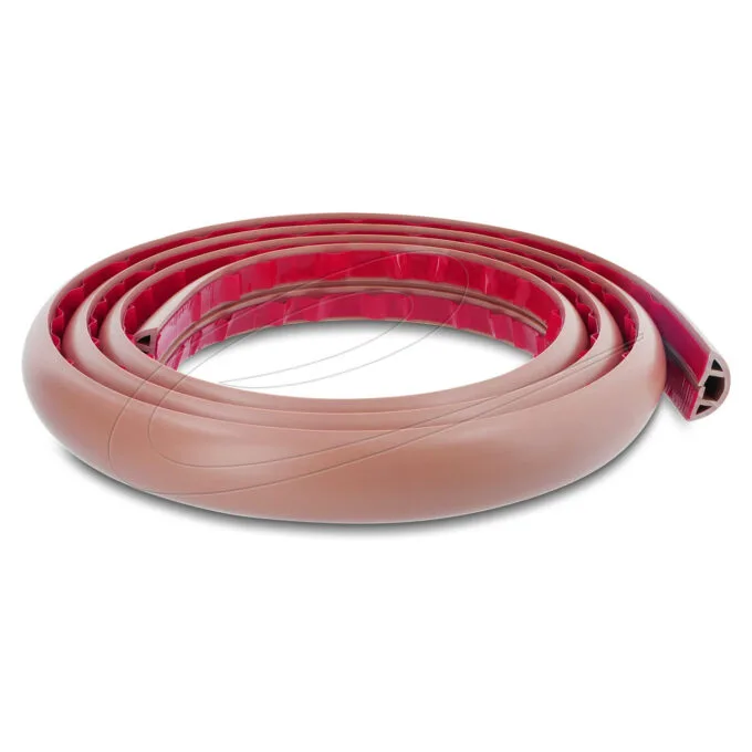 Delock Kabelkanal PVC flexibel 30 x 10 mm - Länge 2 m braun — image 1