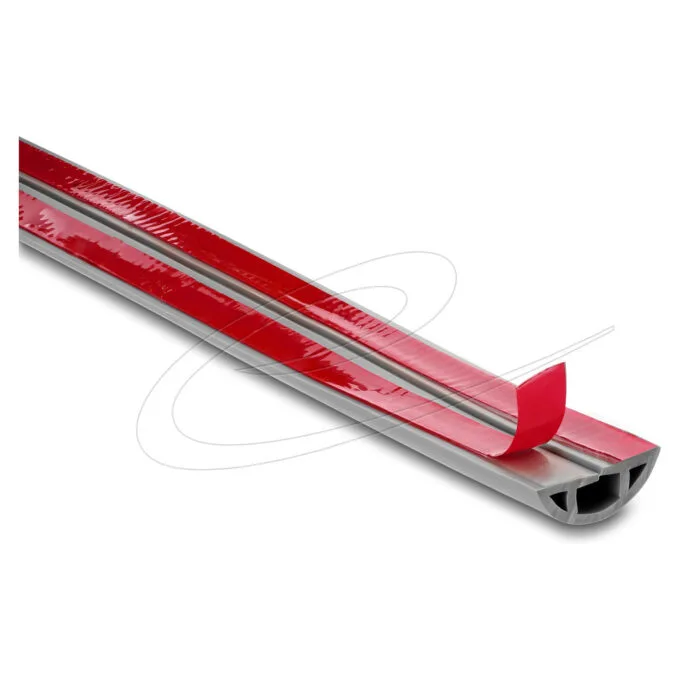 Delock Kabelkanal PVC flexibel 30 x 10 mm - Länge 2 m grau — image 2
