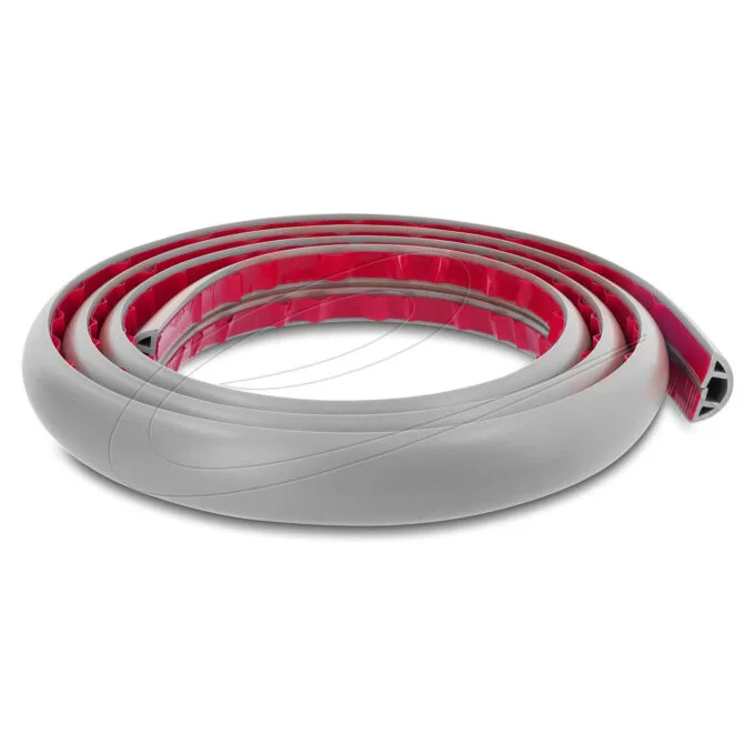 Delock Kabelkanal PVC flexibel 30 x 10 mm - Länge 2 m grau — image 1