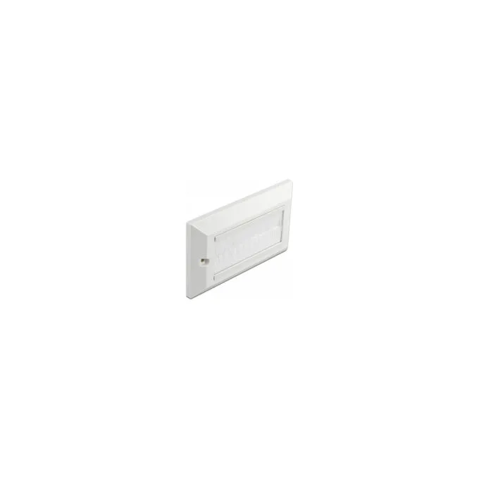 Delock Kabelmanagement Abdeckblende 146 x 86 mm mit weißen Bürstenstreifen — image 1
