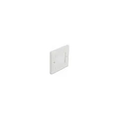 Delock Kabelmanagement Abdeckblende 86 x 86 mm mit weißen Bürstenstreifen