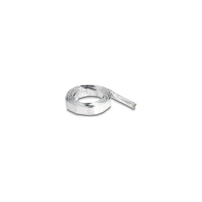 Delock Kabelschlauch aus Glasfasergeflecht und Aluminium 2 m x 10 mm — image 1