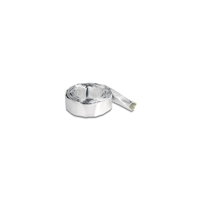 Delock Kabelschlauch aus Glasfasergeflecht und Aluminium 2 m x 20 mm — image 1