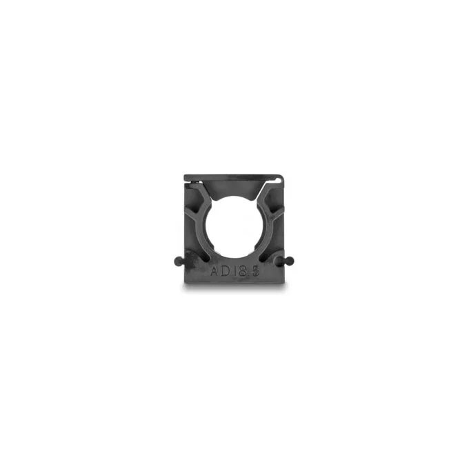 Delock Kabelschlauchhalter mit Verschlussclip 18.5 mm 8 Stück schwarz — image 3