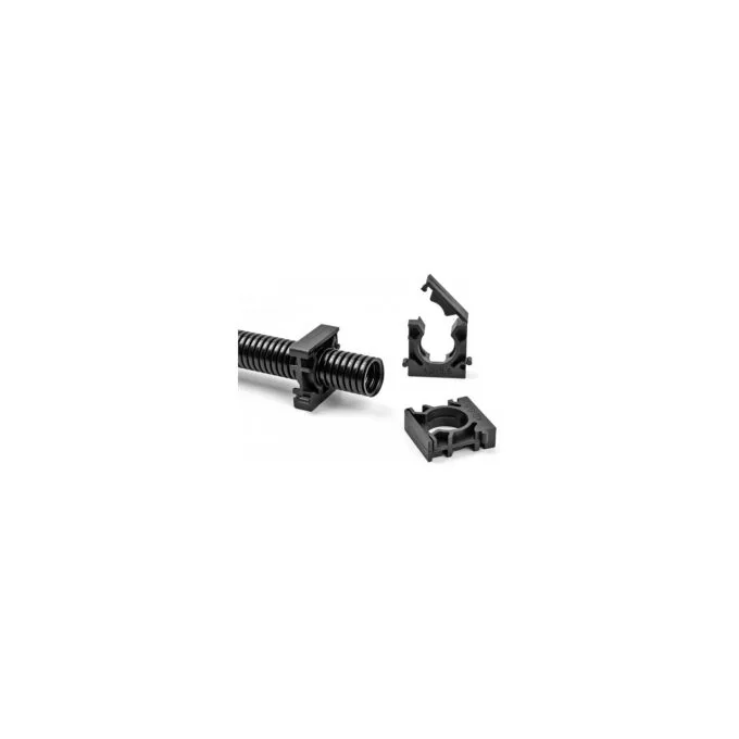 Delock Kabelschlauchhalter mit Verschlussclip 18.5 mm 8 Stück schwarz — image 5