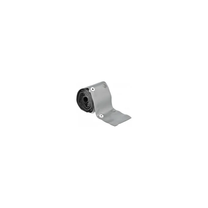 Delock Kabelschutzschlauch mit Knopfverschluss hitzebeständig 2 m x 10 mm grau schwarz — image 2