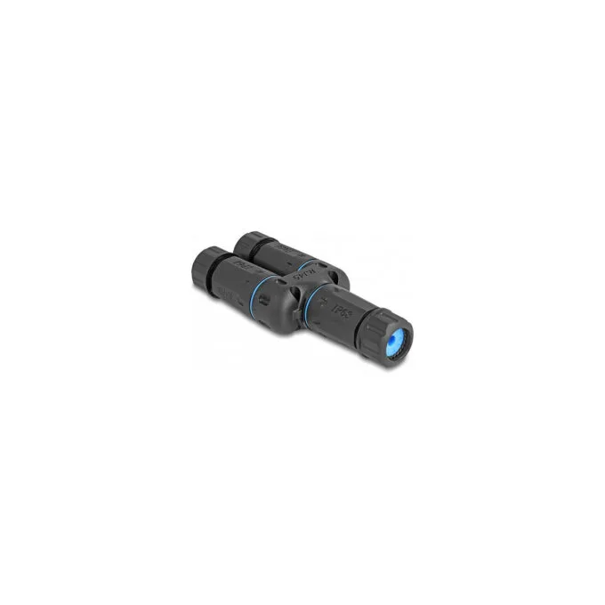 Delock Kabelverbinder RJ45 Buchse zu 2 x RJ45 Buchse Cat.6A wasserfest — image 1