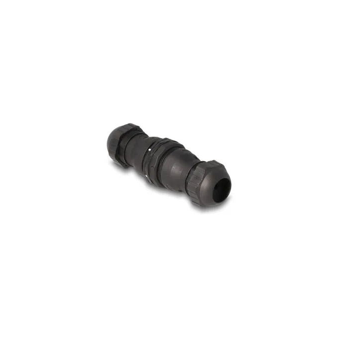 Delock Kabelverbinder RJ45 Buchse zu RJ45 Buchse Cat.6A IP68 staub- und wasserdicht — image 1