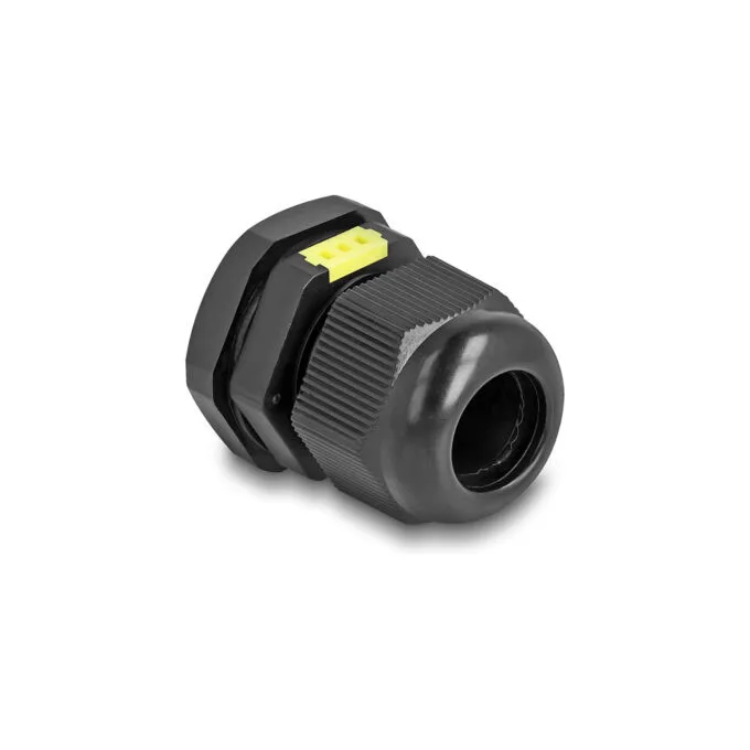 Delock Kabelverschraubung M20 mit Belüftung IP68 staub- und wasserdicht schwarz 2 Stück — image 1