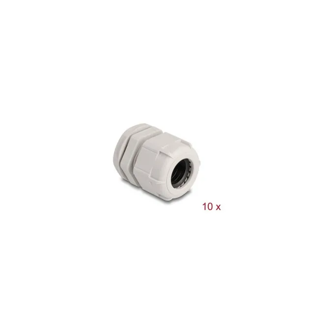 Delock Kabelverschraubung M25 10 Stück grau — image 2