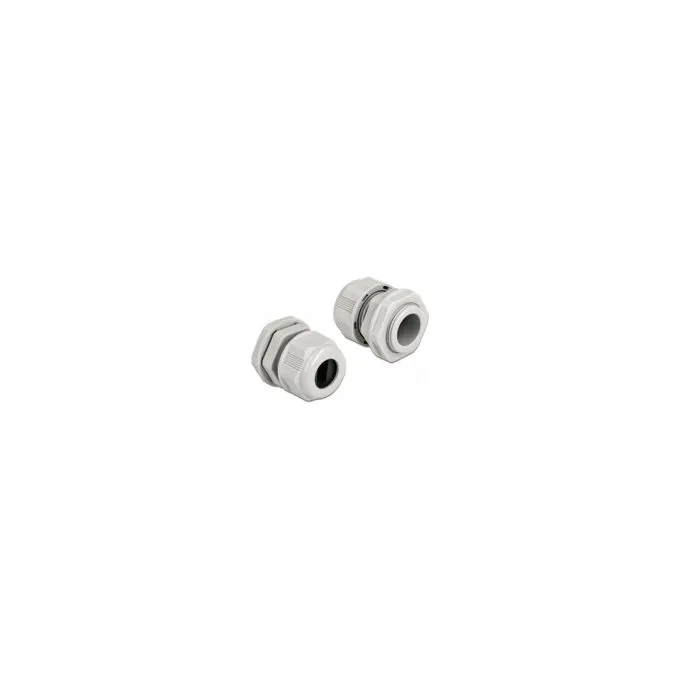 Delock Kabelverschraubung PG16 für Flachkabel grau 2 Stück — image 2