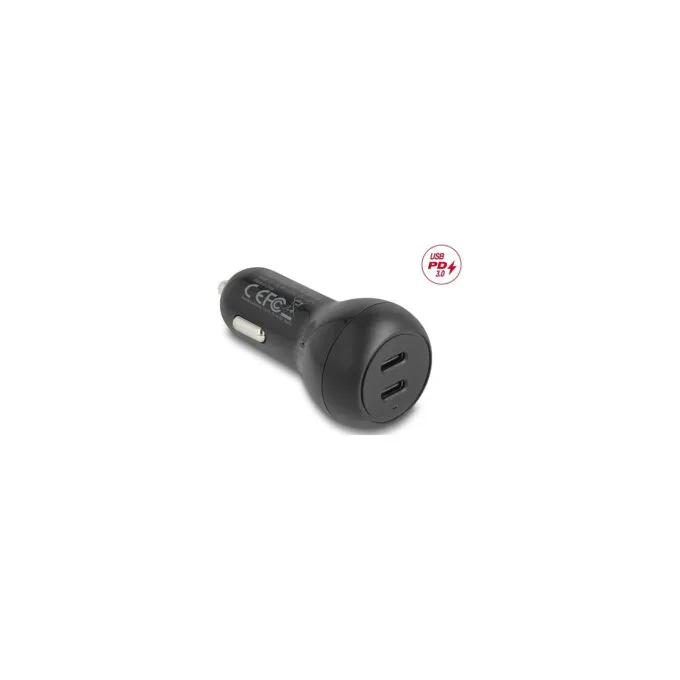 Delock Kfz Ladeadapter 2 x USB Type-CTM PD 3.0 mit 40 W — image 2