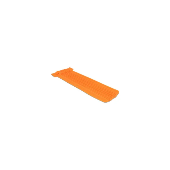 Delock Klett-Kabelbinder L 200 mm x B 12 mm 10 Stück orange — image 2
