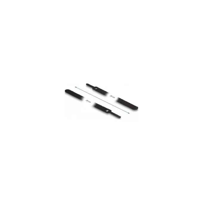 Delock Klett-Kabelbinder L 200 x B 12 mm schwarz 10 Stück — image 2