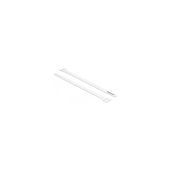 Delock Klett-Kabelbinder L 250 x B 12 mm weiß 10 Stück — image 2