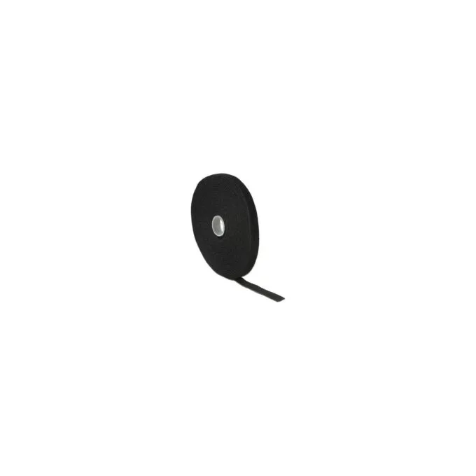 Delock Klettband auf Rolle L 10 m x B 13 mm schwarz — image 1
