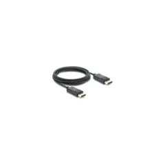 Delock Koaxiales DisplayPort Kabel 8K 60 Hz mit Geflechtmantel 2 m